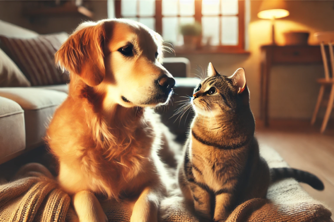 Communicatie tussen honden en katten