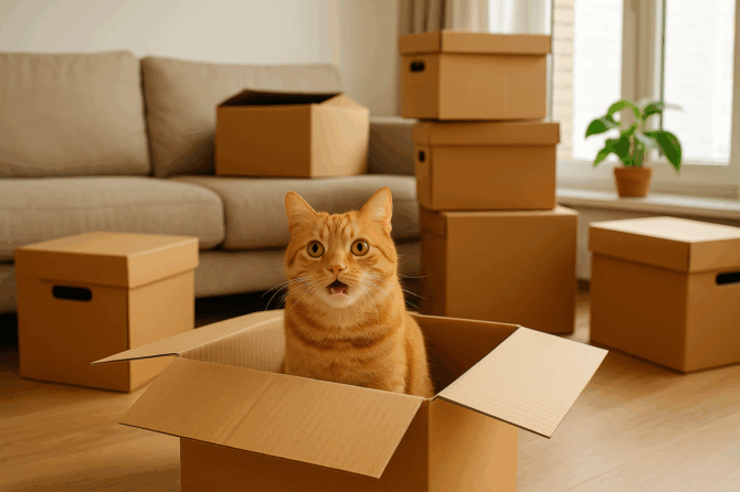Verhuizen met katten